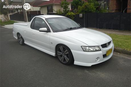 White 2005 Holden UTE Ute Tray S R