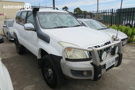 White 2008 Toyota Landcruiser Prado SUV KDJ120R