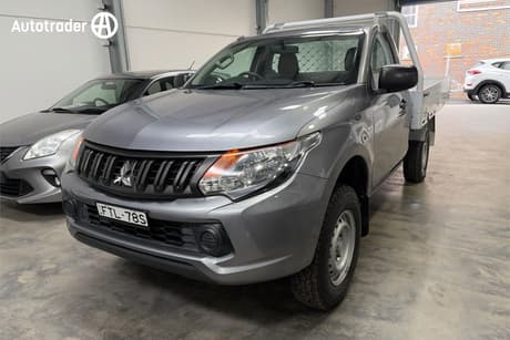Grey 2017 Mitsubishi Triton Cab Chassis Glx