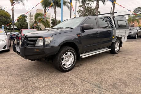 Green 2013 Ford Ranger Dual Cab Chassis Xl 3.2 (4X4)