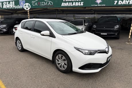 White 2017 Toyota Corolla Hatchback Ascent