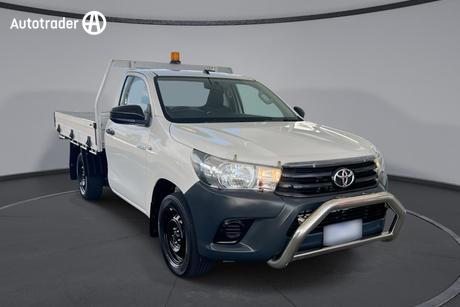 White 2018 Toyota Hilux Cab Chassis Workmate