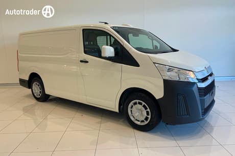 White 2024 Toyota HiAce Van Lwb (4 Door Option)