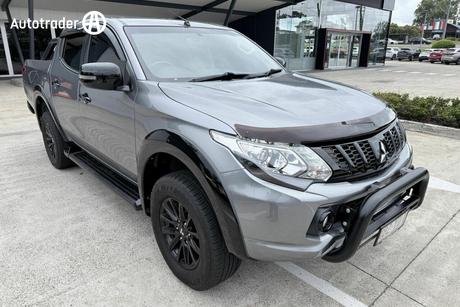 Grey 2018 Mitsubishi Triton Dual Cab Utility Gls (4X4) Blackline