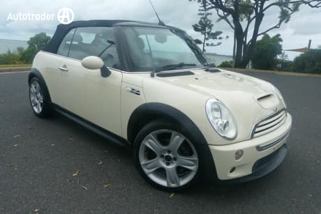 White 2005 Mini Cabrio Cabriolet Cooper S
