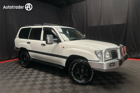 White 2004 Toyota Landcruiser Wagon Gxl (4X4)