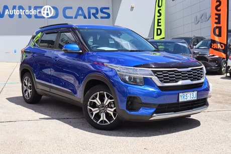 Blue 2020 Kia Seltos Wagon Sport (Fwd)