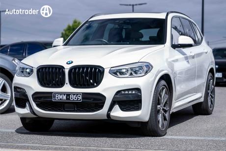 White 2020 BMW X3 Wagon Xdrive30I M Sport