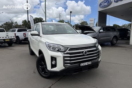 White 2022 Ssangyong Musso XLV Crew Cab Pickup Ultimate