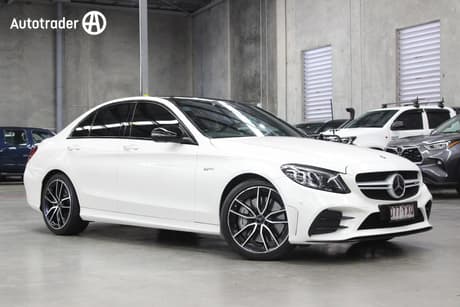 White 2019 Mercedes-Benz C43 Sedan