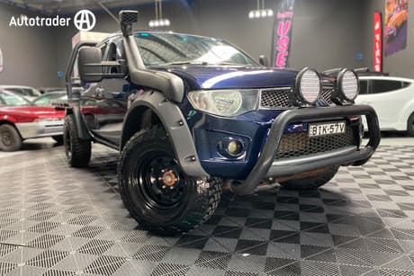 Blue 2010 Mitsubishi Triton Double Cab Utility Glx-R (4X4)