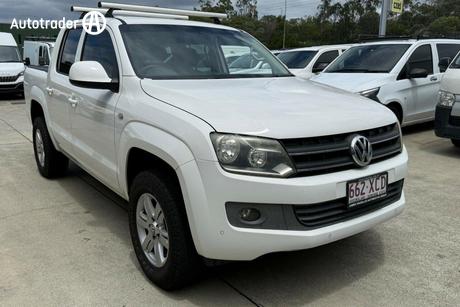 White 2015 Volkswagen Amarok Dual Cab Utility Tdi400 Trendline (4X4)