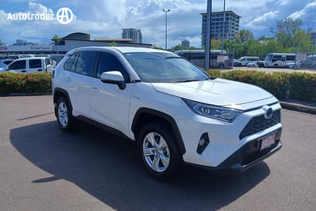 White 2020 Toyota RAV4 Wagon Gx 2Wd Hybrid