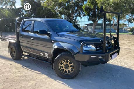 Grey 2021 Volkswagen Amarok Dual Cab Utility Tdi580 W580 4Motion