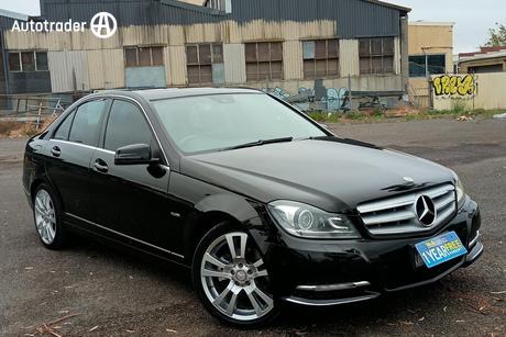 Black 2012 Mercedes-Benz C250 Sedan Avantgarde Be