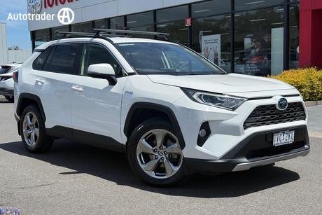 White 2021 Toyota RAV4 Wagon Gxl (2Wd) Hybrid