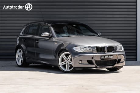 Grey 2008 BMW 120I Hatchback