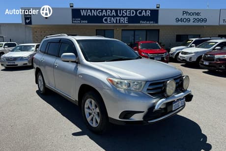Silver 2012 Toyota Kluger Wagon Kx-R (4X4) 7 Seat