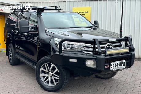 Black 2017 Toyota Hilux Dual Cab Utility Sr5 (4X4)