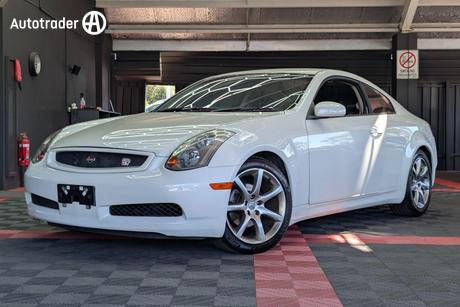 White 2003 Nissan Skyline Coupe 350GT