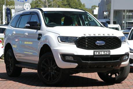 White 2021 Ford Everest Wagon Sport (Rwd)