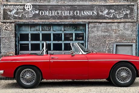 Red 1968 MG MGB Convertible SPORTS MK II