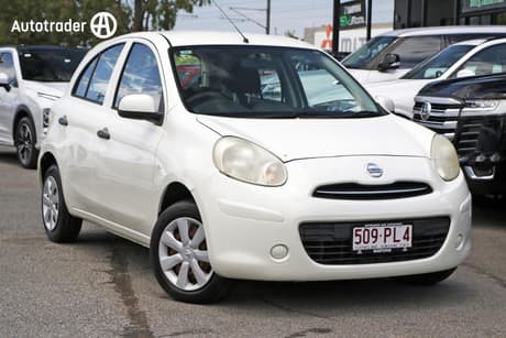 White 2014 Nissan Micra Hatchback St