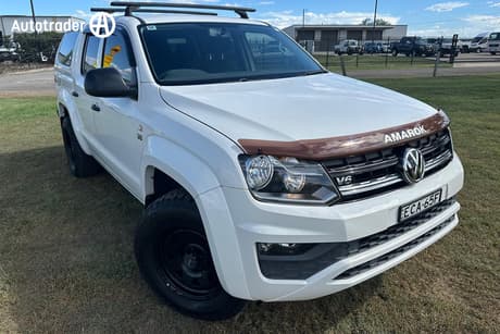 White 2020 Volkswagen Amarok Dual Cab Utility Tdi550 Core 4Motion (4X4)