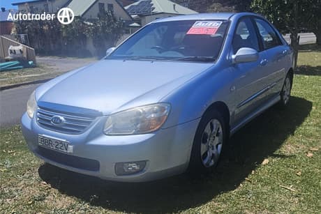 Blue 2007 Kia Cerato Sedan