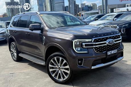 Black 2022 Ford Everest Wagon Platinum (4X4)