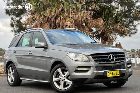 Silver 2014 Mercedes-Benz ML SUV 250CDI BLUETEC (4X4) 166 MY14