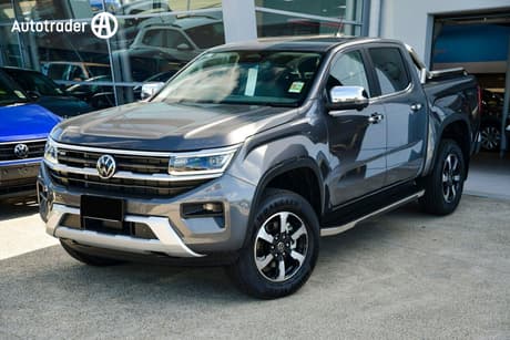 Grey 2025 Volkswagen Amarok Dual Cab Utility Style Tdi500 4Motion Tray