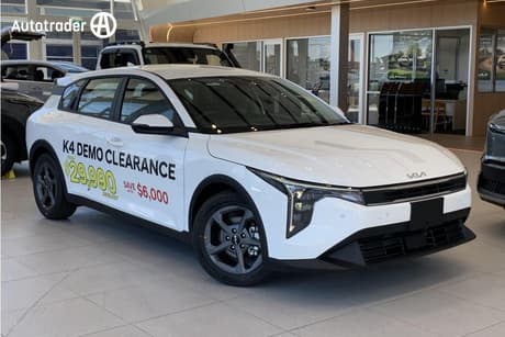 White 2025 Kia K4 Hatchback S