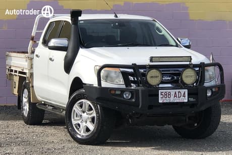 White 2014 Ford Ranger Dual Cab Utility Xlt 3.2 (4X4)