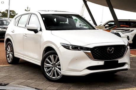 White 2026 Mazda CX-5 Wagon G35 Akera Turbo (Awd)