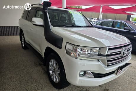 White 2020 Toyota Landcruiser Wagon Lc200 Vx (4X4)