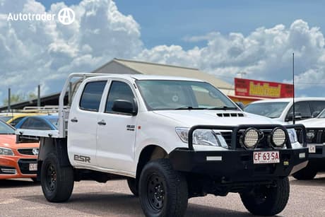 White 2011 Toyota Hilux Dual Cab Pick-up Sr (4X4)