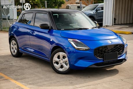 Blue 2025 Suzuki Swift Hatchback Hybrid Plus