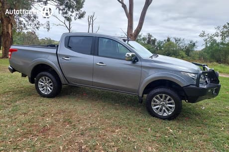 Grey 2017 Mitsubishi Triton Dual Cab Utility Gls (4X4)