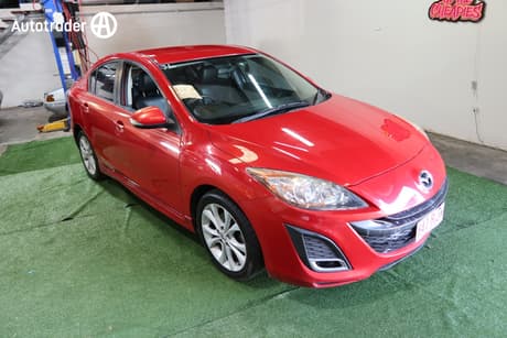 Red 2010 Mazda 3 Sedan Sp25