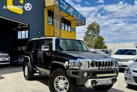 Black 2008 Hummer H3 Wagon Luxury