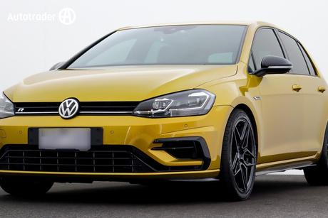 Yellow 2018 Volkswagen Golf Hatchback R Special Edition