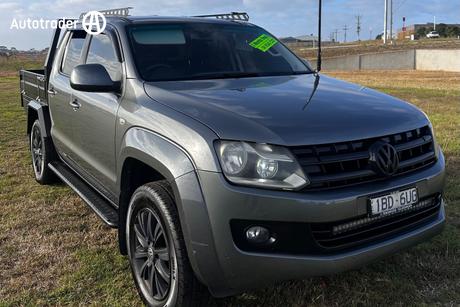 Grey 2014 Volkswagen Amarok Dual Cab Utility Tdi420 Highline (4X4)