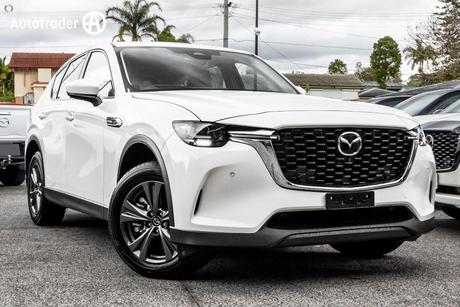 White 2025 Mazda CX-60 Wagon G40E Pure Hybrid