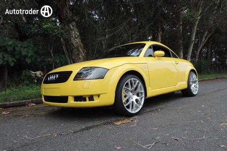 Yellow 2002 Audi TT Coupe Quattro