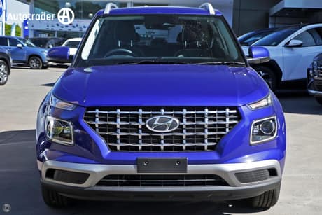 Blue 2025 Hyundai Venue Wagon Elite (Black) Sunroof