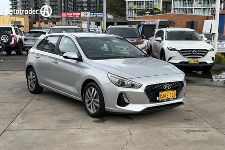 Silver 2018 Hyundai I30 Hatchback Active