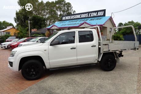 White 2017 Volkswagen Amarok Dual Cab Chassis Tdi420 Core Edition (4X4)