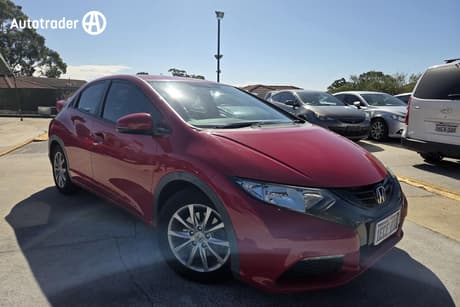 Red 2012 Honda Civic Hatchback Vti-S