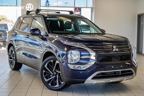 Blue 2025 Mitsubishi Outlander Wagon Aspire 7 Seat (Awd)